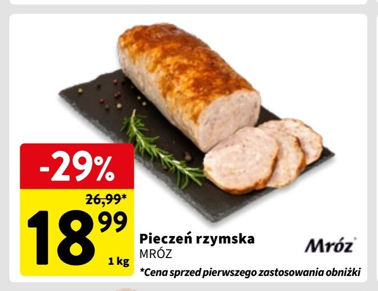 Pieczeń rzymska Mróz promocja