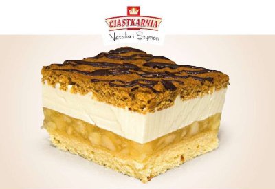 Ciasto bananofix Ciastkarnia Natalia i Szymon promocja w TOPAZ