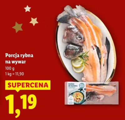 Porcja rybna na wywar promocja w Lidl