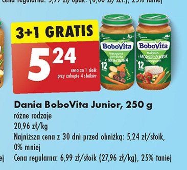 Makaron z morszczukiem i warzywami Bobovita promocja