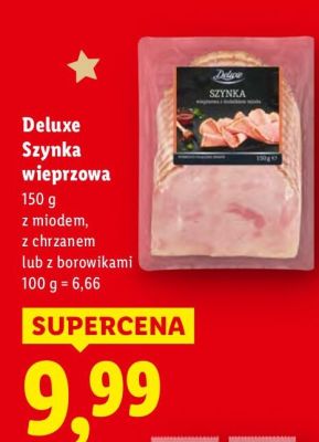 Szynka wieprzowa Deluxe promocja w Lidl