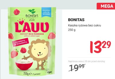 Kaszka ryżowa bez cukru promocja w Rossmann