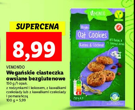 Ciastka wega艅skie Vemondo promocja