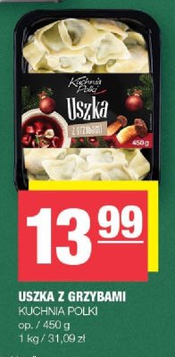 Uszka z grzybami Kuchnia Polki promocja w SPAR