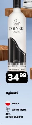 Wódka Ogiński promocja w Netto