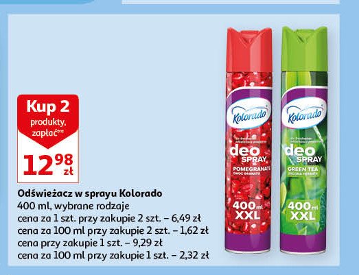 Odświeżacz zielona herbata KOLORADO DEO SPRAY promocja