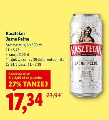 Piwo promocja w Lidl