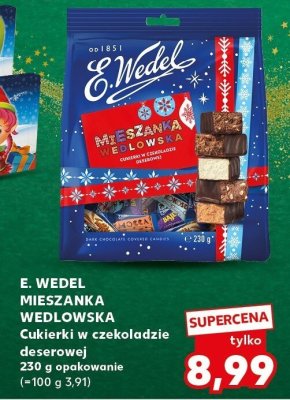Mieszanka wedlowska Cukierki w czekoladzie deserowej E. Wedel 230 g promocja w Kaufland
