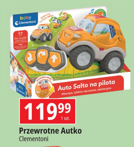 Auto salto Clementoni promocja