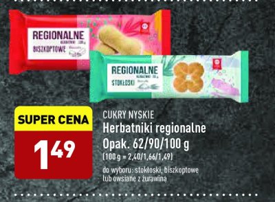 Herbatniki biszkoptowe Cukry nyskie promocja