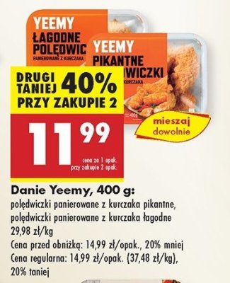 Polędwiczki z kurczaka łagodne Yeemy promocja