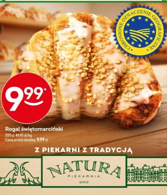 Rogal świętomarcinski w żabce promocja w Żabka