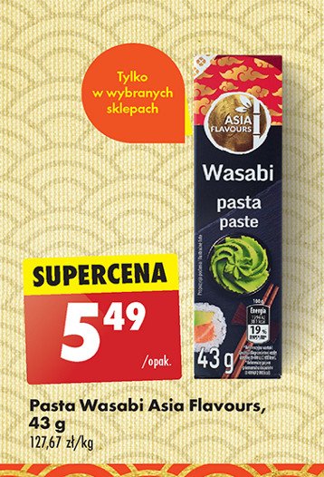 Pasta wasabi Asia flavours promocja