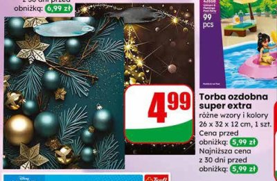 Torba ozdobna super extra różne wzory i kolory promocja w Dino