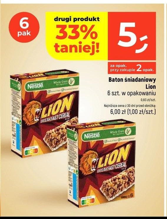 Batoniki Lion snack promocja