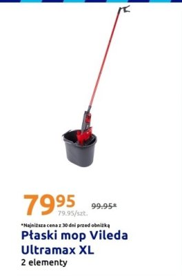 Płaski mop Vileda Ultramax XL promocja w Action