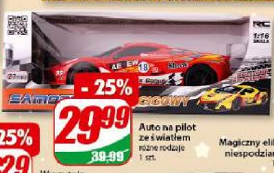 Auto sterowane pilotem promocja