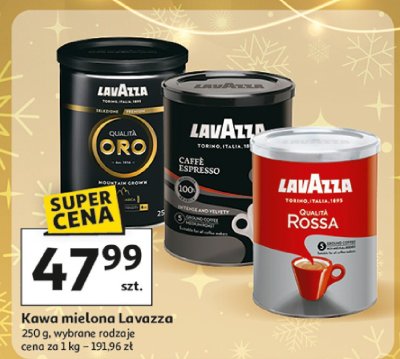 Kawa mielona Lavazza 250 g, wybrane rodzaje promocja w Auchan