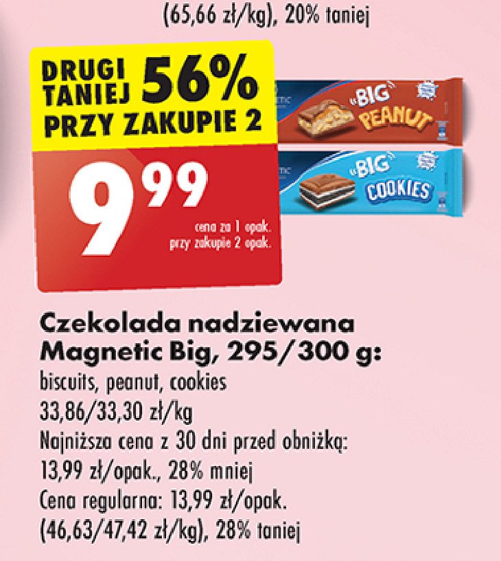 Czekolada biscuits Magnetic big promocja