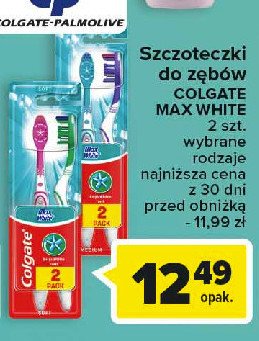Szczoteczka do z臋bow Colgate max white promocja