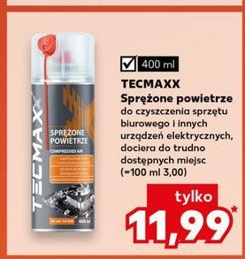 Sprężone powietrze + słomka TECMAXX promocja