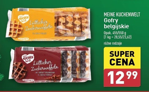 Gofry z czekoladą promocja