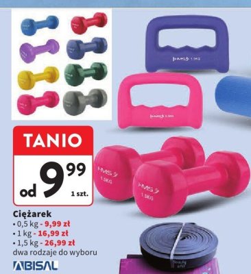 Ciężarek 0,5 kg ABISAL promocja w Intermarche