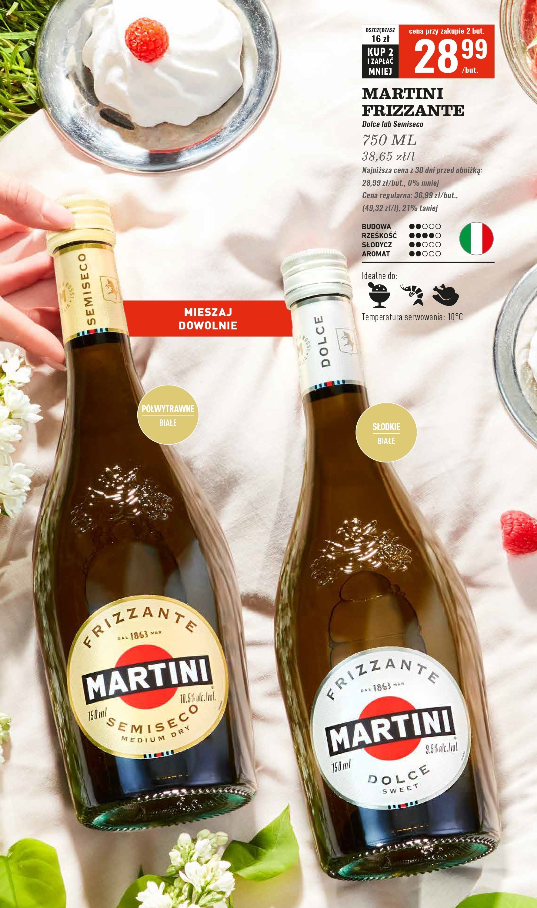 Wino Martini semisecco promocja