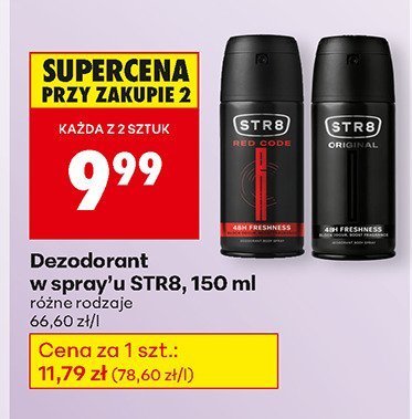 Dezodorant w sprayu STR8, 150 ml promocja w Biedronka