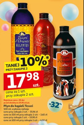 P艂yn do k膮pieli kwiat lotosu Tesori d'oriente promocja