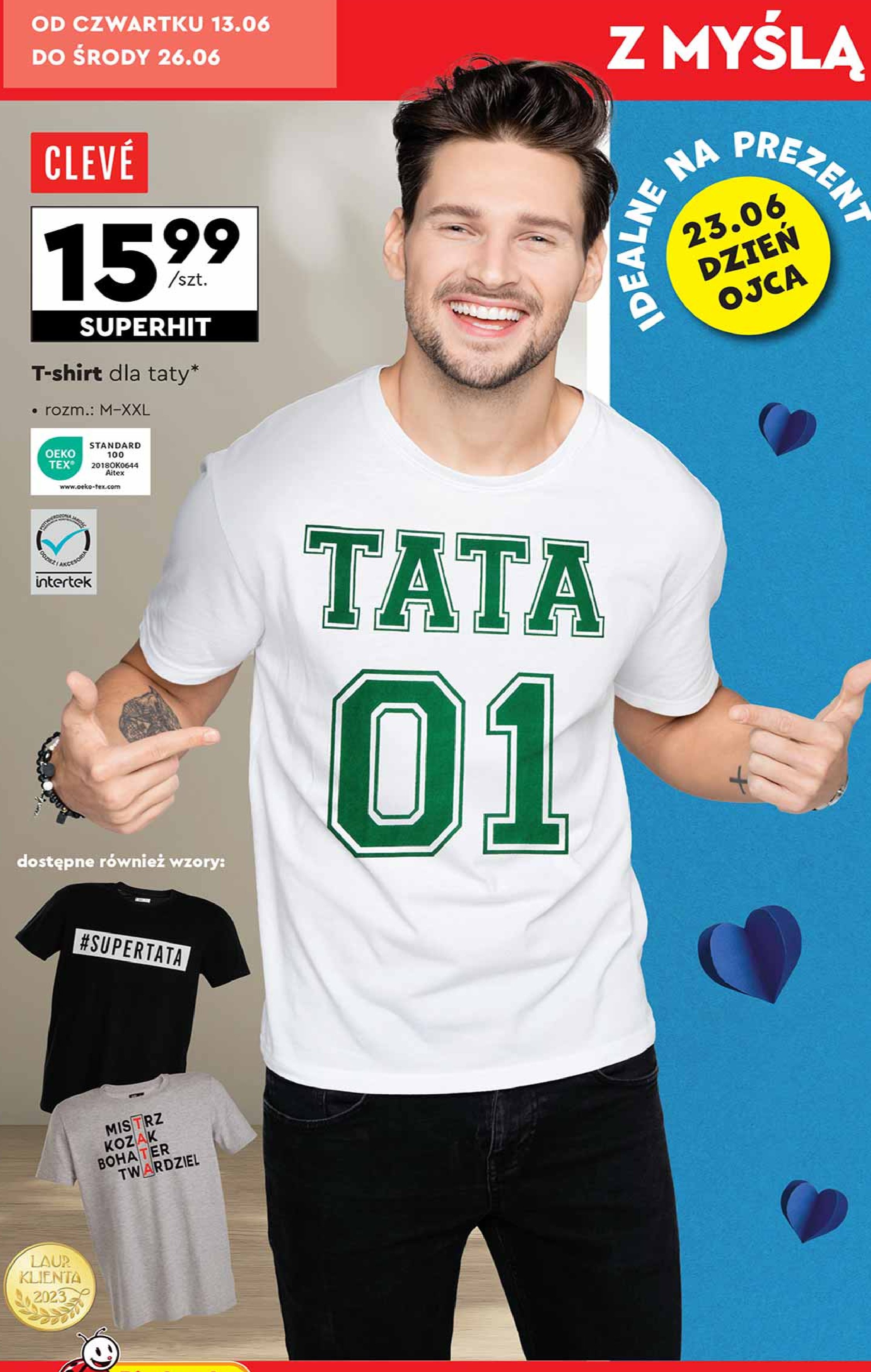 T-shirt dla taty m-xxl Cleve promocja