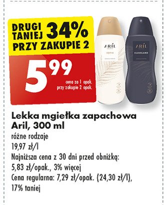 Mgiełka zapachowa light blossom Aril exclusive promocja