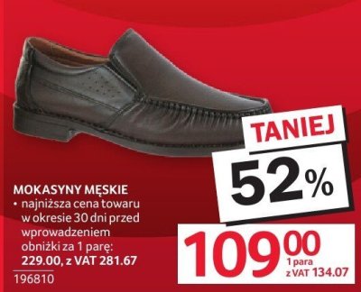 Mokasyny męskie promocja w Selgros