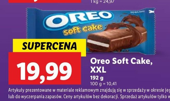 Ciastka Oreo crispy & thin promocja w Lidl