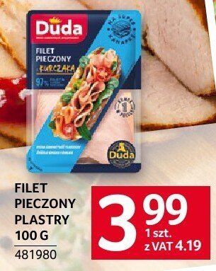 Filet pieczony plastry Duda promocja w Selgros