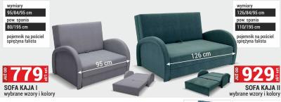 Sofa Kaja I 95/84/95 cm promocja w Merkury Market