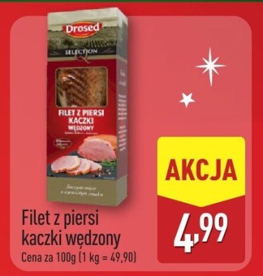Filet z piersi kaczki wędzony promocja w Aldi