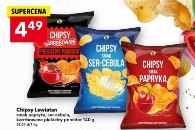 Chipsy Lewiatan smak papryka promocja w LEWIATAN