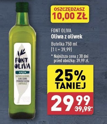 Oliwa z oliwek extra Font oliva promocja