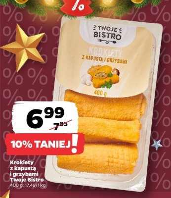 Krokiety z kapustą i grzybami promocja w Netto