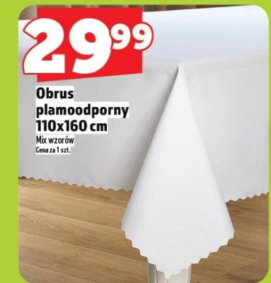 Obrus plamoodporny 110x160 cm promocja w TOPAZ