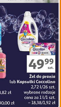 Kapsułki do prania 3w1 color Coccolino promocja