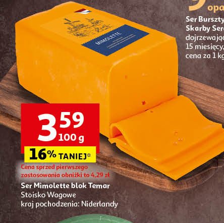 Ser mimolette Temar promocja