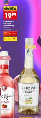 Wino Choya Silver słodkie białe promocja w Biedronka