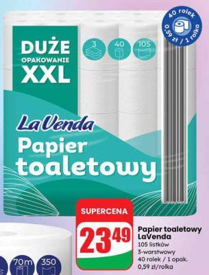 Papier toaletowy LaVenda promocja w Dino