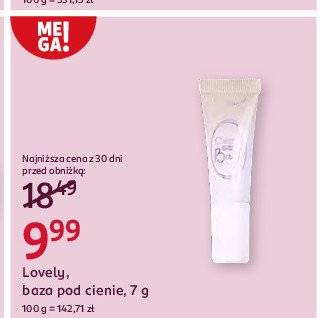 Baza pod cienie do powiek Lovely classic promocja w Rossmann