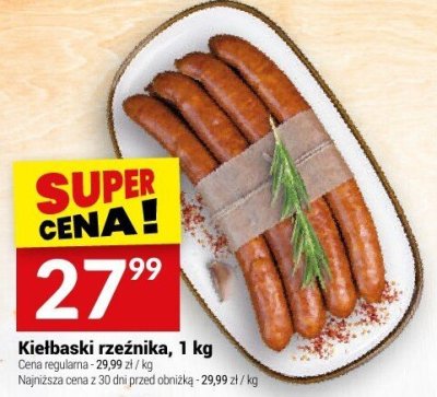Kiełbaski rzeźnika promocja w Twój Market