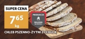 Chleb pszenno-żytni z cebulą Auchan promocja