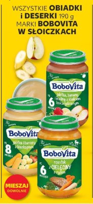 Obiadki i deserki BOBOVITA w słoiczkach różne rodzaje 190 g promocja w Kaufland