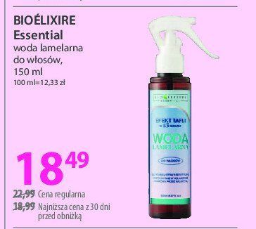 Woda lameralna essentia Bioelixire promocja